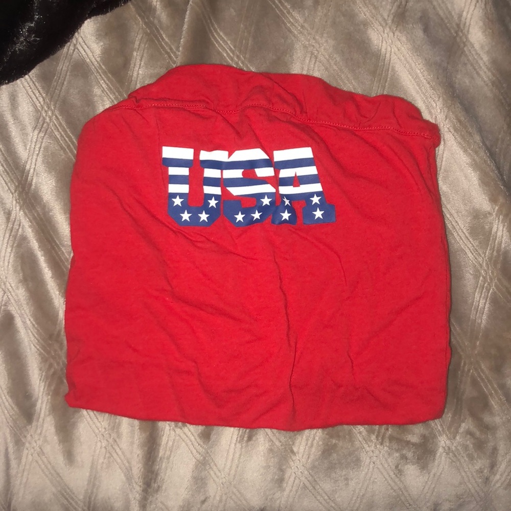 Red USA tube top